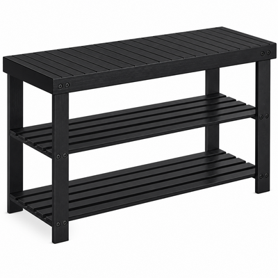 Bamboo Shoe Storage Bench