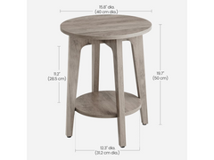 VASAGLE Side Table End Table