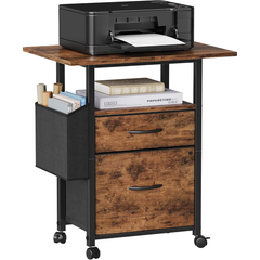 2 Drawer File Cabinet Mobile Filing Cabinet