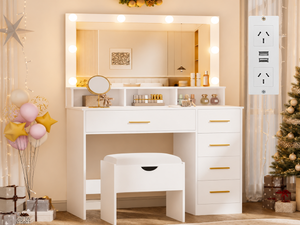 Dressing Table with Stool