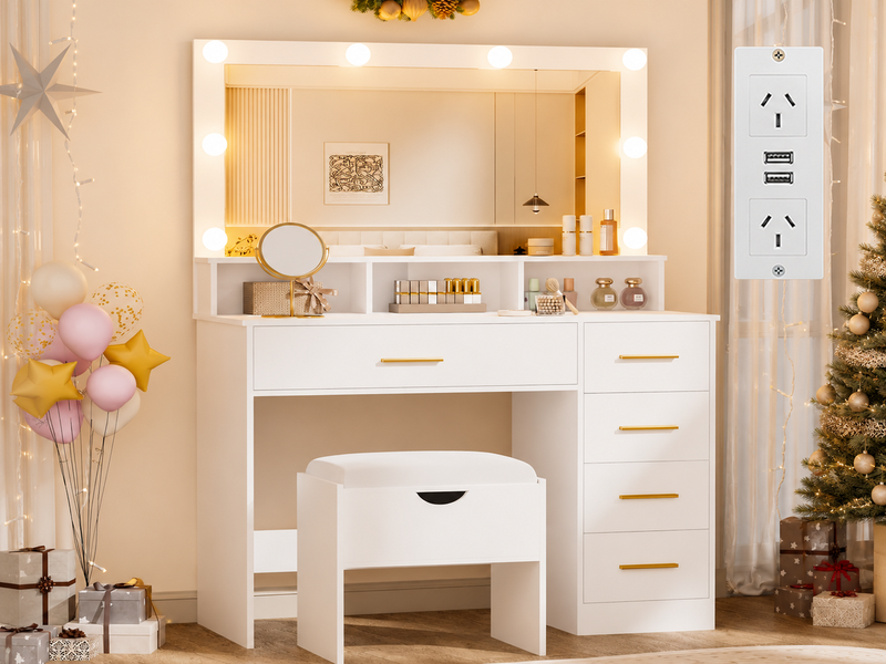 Dressing Table with Stool