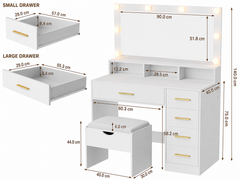 Dressing Table with Stool
