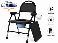 Folding Commode Toilet Chair