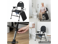Folding Commode Toilet Chair