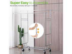 Heavy Duty Extendable Clothes Rack