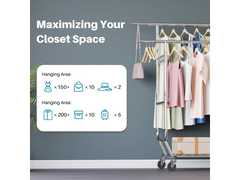 Heavy Duty Extendable Clothes Rack
