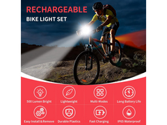 Rechargeable Bicycle Lights