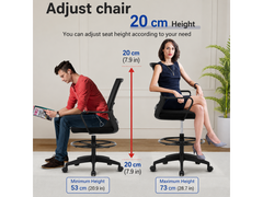 Drafting Chair Adjustable Standing Desk Chair