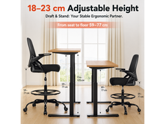 Drafting Chair Adjustable Standing Desk Chair