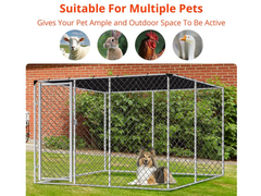 Outdoor Dog Run with Shade Sail