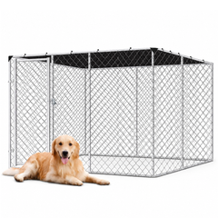 Outdoor Dog Run with Shade Sail