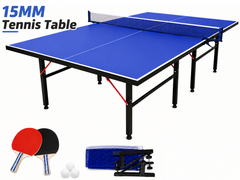 Foldable Indoor Table Tennis Table with Accessories
