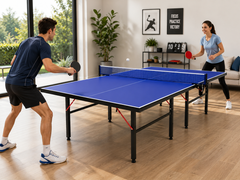 Foldable Indoor Table Tennis Table with Accessories