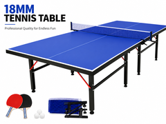 Foldable Indoor Table Tennis Table with Accessories