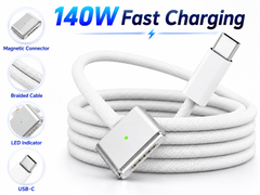 Replacement USB C to Magsafe 3 Charging Cable 2M