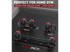 Adjustable dumbbells 24KG