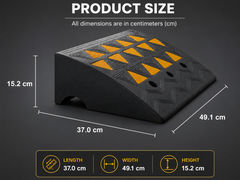 Kerb Ramp Curb Ramp Pair 15.2cm Car Ramps x 2