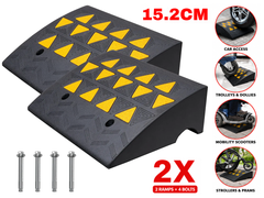 Kerb Ramp Curb Ramp Pair 15.2cm Car Ramps x 2