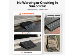 Kerb Ramp Curb Ramp Pair 17.8cm Car Ramps x 2