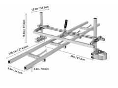 Chainsaw Mill Rail Guide 2.7M