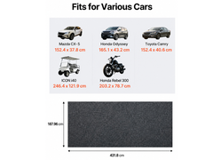 Garage Floor Mat 2.25 x 5.2 M Non-Slip Heavy Duty Waterproof