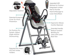 Inversion Table with Heat and Massage
