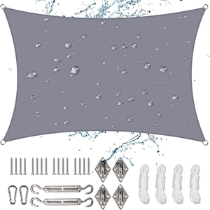 3X5M Rectangle Sun Shade Sail with Hardware