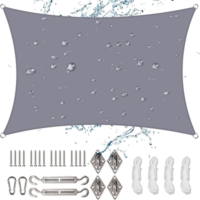 3X5M Rectangle Sun Shade Sail with Hardware