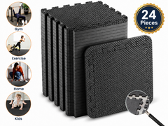 24 Pack EVA Foam Gym Interlocking Floor Puzzle Mats