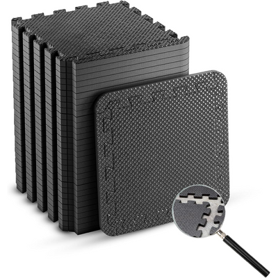24 Pack EVA Foam Gym Interlocking Floor Puzzle Mats