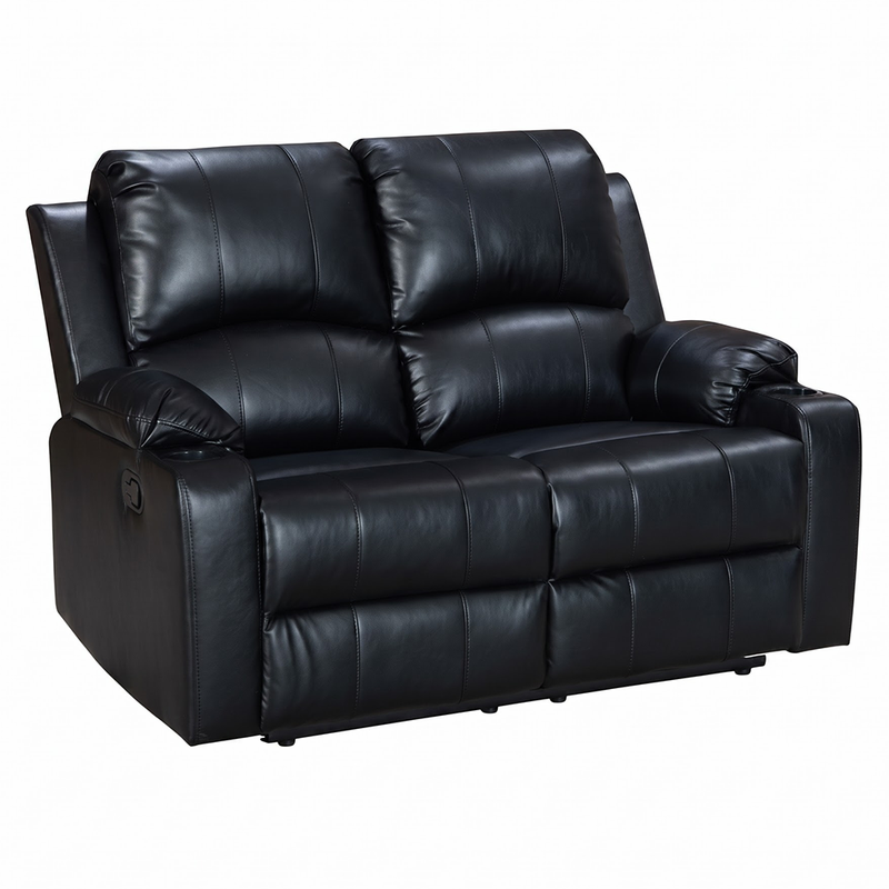 Recliner Sofa Motion Loveseat 2 Seater Leather