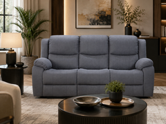 Manual 3 Seater Recliner Sofa