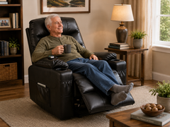 Recliner Chair with Massage Heat Electric Power Lift