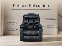Recliner Chair with Massage Heat Electric Power Lift