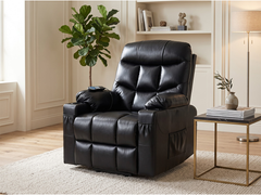 Recliner Chair with Massage Heat Electric Power Lift