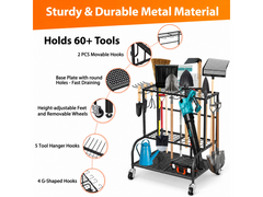 Garden Tool Organizer with Wheels