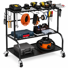Garden Tool Organizer with Wheels