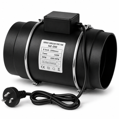 Inline Extractor Fan Exhaust Duct 200MM