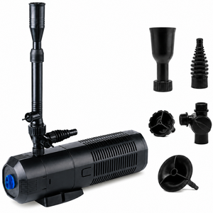 Pond Pump Filter with Fountain