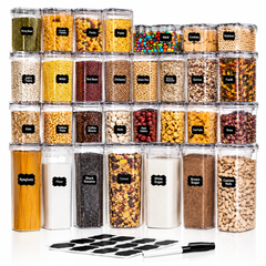 Airtight Food Storage Containers 38PCS - 38PCS Food Storage Containers Set
