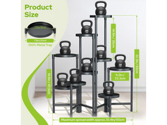 9 Tier Metal Plant Stand
