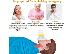 First Aid Kit Minor Choking Emergency Pump Breath Choking Rescues Device Home
