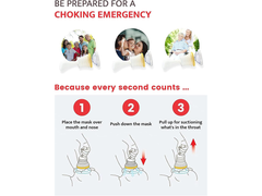 First Aid Kit Minor Choking Emergency Pump Breath Choking Rescues Device Home