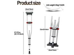 Foldable Underarm Crutches