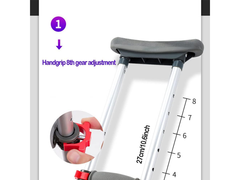 Foldable Underarm Crutches