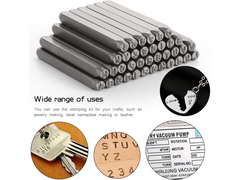 37Pcs Letter Number Punch Set