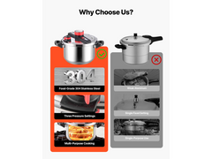 Pressure Cooker with Steaming Rack