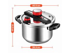 Pressure Cooker with Steaming Rack