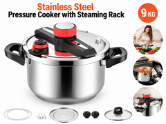 Pressure Cooker with Steaming Rack