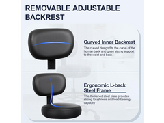 Salon Stool Adjustable Rolling Spa Stool